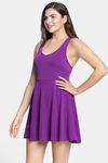Amante Swimdress With Inbuilt Shorts - Grape Glow — thumbnail 2